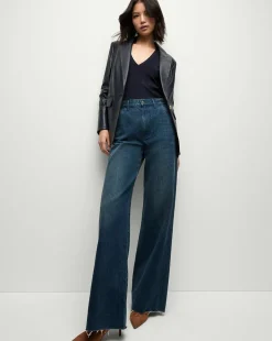 Vega Leather Dickey Jacket in><noscript><img width=