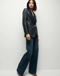 Vega Leather Dickey Jacket in><noscript><img width=