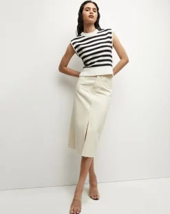 Vera Cotton Tank in>Veronica Beard Sale