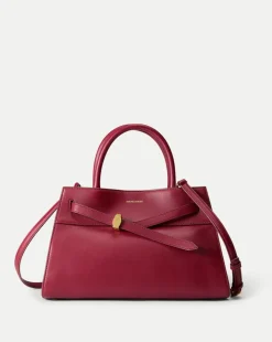 Dash Bag in Burgundy Leather>Veronica Beard Online