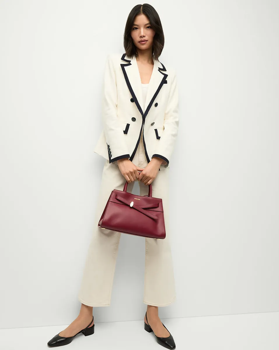 Dash Bag in Burgundy Leather>Veronica Beard Online