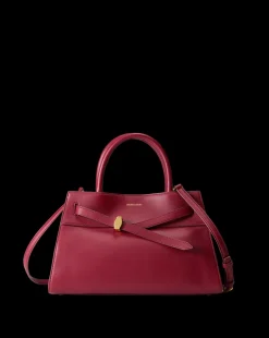 Dash Bag in Burgundy Leather><noscript><img width=