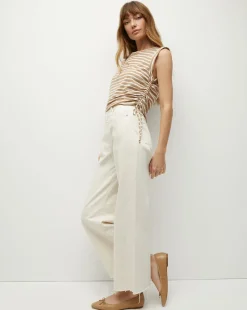 Vinci Striped Muscle Tank><noscript><img width=