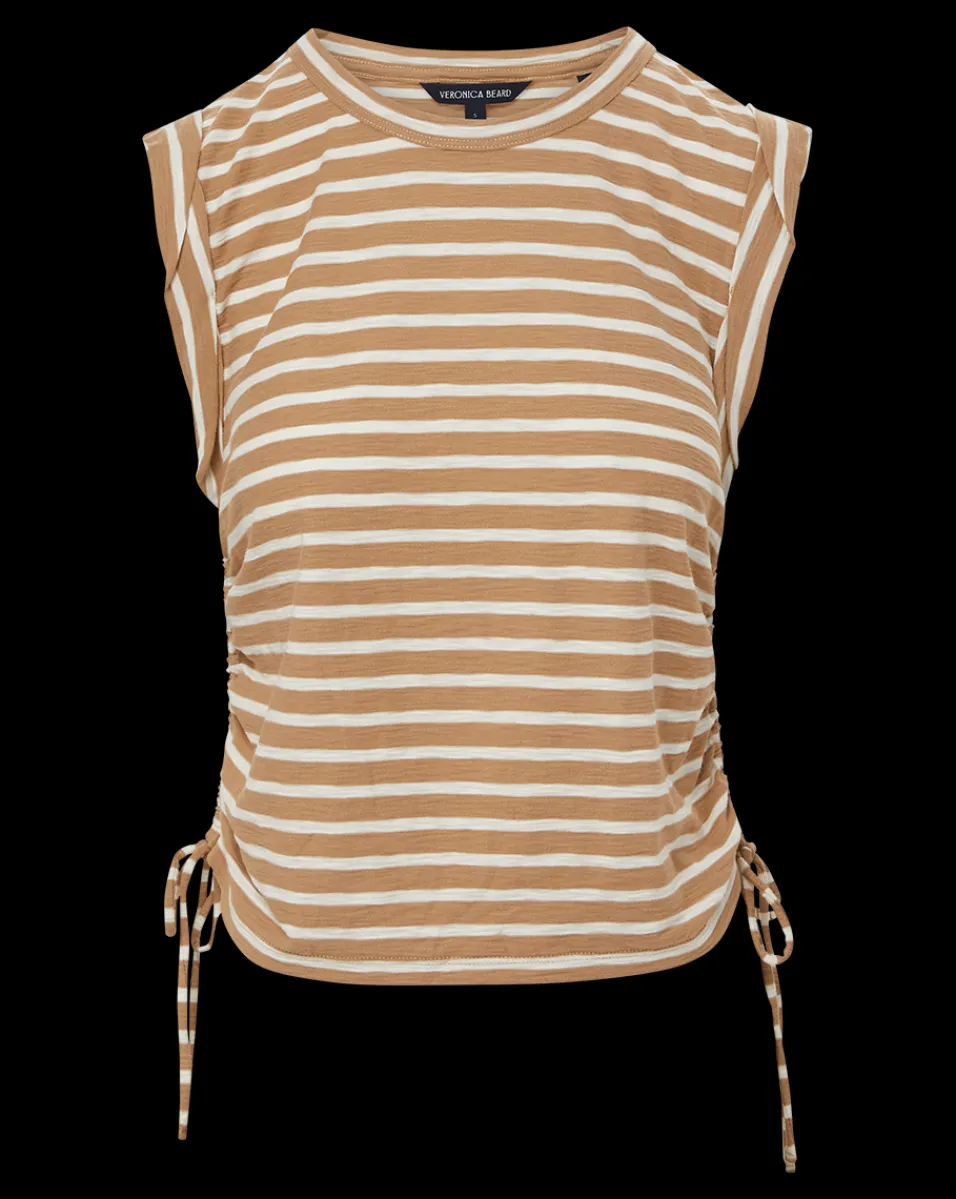 Vinci Striped Muscle Tank>Veronica Beard