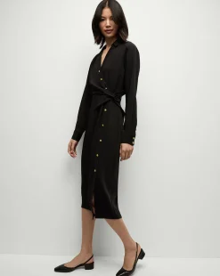 Wright Midi Dress in | Shirt Dress><noscript><img width=