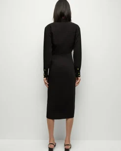 Wright Midi Dress in | Shirt Dress><noscript><img width=