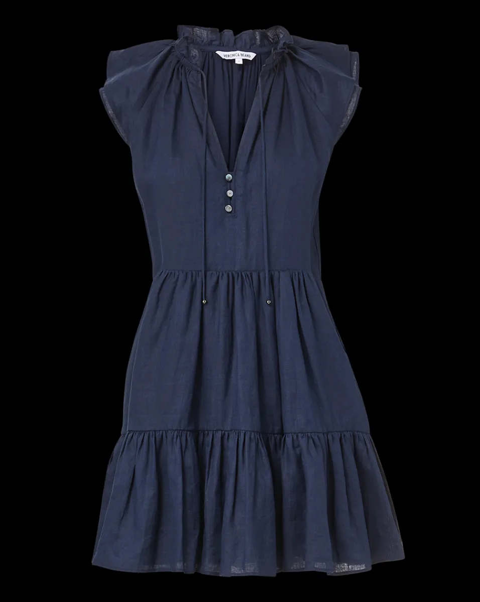 Zee Linen Dress>Veronica Beard